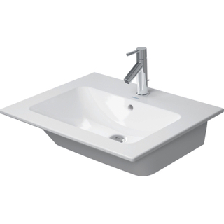 Duravit Me by Starck Lavabo pour meuble 63x49cm 1 trou de robinet avec trop-plein blanc