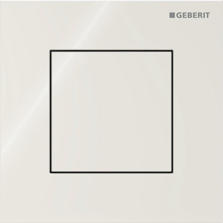 Plaque de commande Geberit type 40 urinoir - pneumatique - carré - gris sable