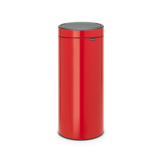 Brabantia Touch Bin Afvalemmer - 30 liter - kunststof binnenemmer - passion red