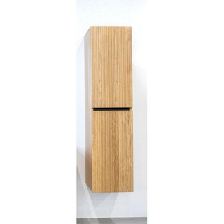 Adema Holz armoire colonne 160cm 2 portes sans poignée bois caramel