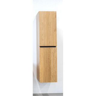 Adema Holz Hoge Kast - 160cm - 2 deuren - greeploos - eiken OUTLETSTORE