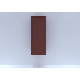 HR badmeubelen Juice Halfhoge Kast - 40x35x100cm - met ronde hoeken - 1 deur - linksdraaiend - terra mat