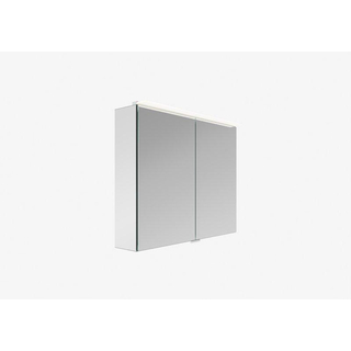 Plieger lusso spiegelkast - 80.6x64x157cm - 2 deuren - buitenzijde gespiegeld