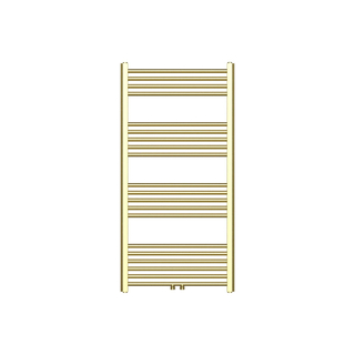 Belrad Handdoekradiator - middenaansluiting - 1600X600mm - 557Watt - Goud