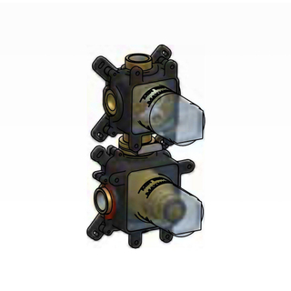 Hotbath inbouwdeel - voor inbouwthermostaat 2 push buttons