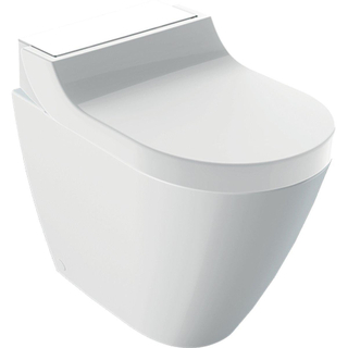Geberit Aquaclean Tuma Comfort WC japonais complet avec cuvette sans bride verre blanc brillant