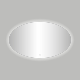 Best Design Divo spiegel ovaal 80x60cm inclusief LED verlichting met touchscreen schakelaar