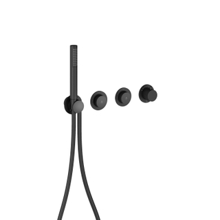 Crosswater Module MRPO Robinet encastré Push 2 - douche - avec douchette à main - noir mat