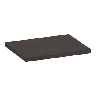 BRAUER Ocean Medium plan sous vasque - 60x46x4cm - Bois Anthracite