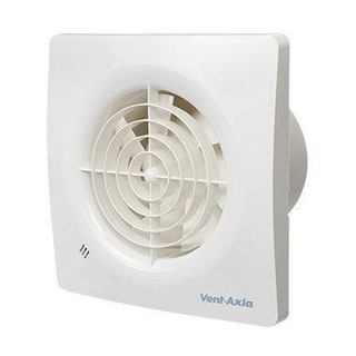 Vent-axia supra ventilateur de salle de bains 100 t avec minuterie réglable 97 m3/h blanc