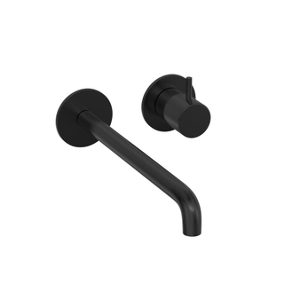 Hotbath Cobber Partie de finition - pour ensemble de robinet - 25cm bec - Noir brossé PVD