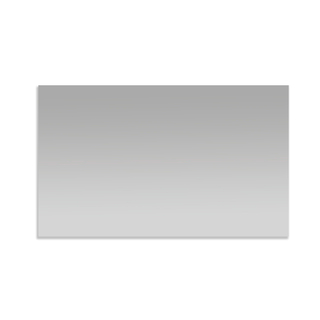 FugaFlow Eccelente Arredo Miroir - 100x70cm - sans éclairage - à poser horizontalement et verticalement - sans cuivre