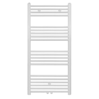 Belrad Handdoekradiator - middenaansluiting - 1200X400mm - 458Watt - Wit OUTLETSTORE