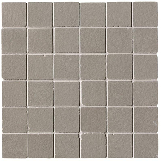 Fap Ceramiche Summer wand- en vloertegel - 30x30cm - Natuursteen look - Crepuscolo macro mosaico mat mat (grijs)