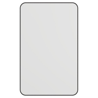 Miroir HCK Deco Coin Rond Noir 50x80cm 3cm 3pp