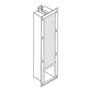 Fortifura Calvi Inbouw element - voor reserve toiletrolhouder - universeel