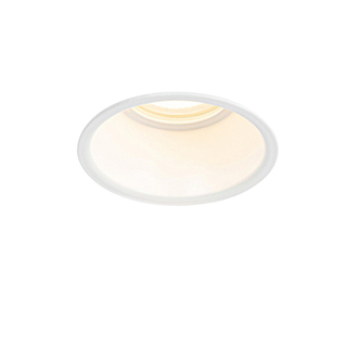 QAZQA Dept Spot encastré - 8.8x8.8x9.2 cm - dimmable - IP44 - blanc mat