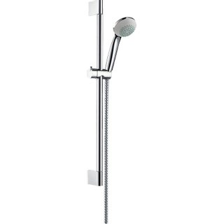 Hansgrohe Crometta 85 Unica ensemble barre de douche coulissante incluant douchette Crometta 85 1 jet 65cm chrome