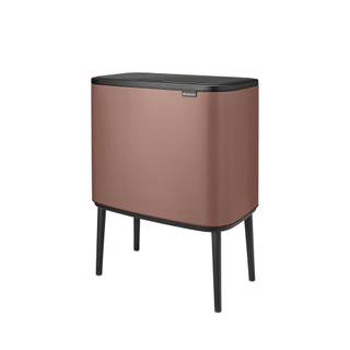 Brabantia Bo Touch Bin Afvalemmer - 11+23 liter - 2 kunststof binnenemmers - satin taupe