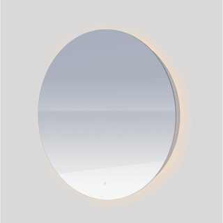 FugaFlow Eccelente Arredo badkamerspiegel ovaal 60x80cm met indirecte LED verlichting met spiegelverwarming en touch schakelaar