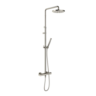 Hotbath Ace Ensemble de Douche pluie Thermostatique GN Nickel Brossé