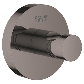 GROHE Essentials crochet de serviette - rond - graphite dur