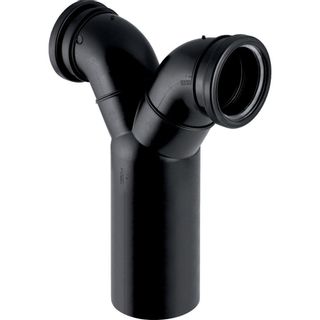 Geberit PE coude de WC double paroi 180 gr vertical d 110/110