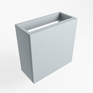 Mondiaz FOWY Meuble sous lave-mains - 50x22x50cm - 1 porte - push to open - softclose - Clay