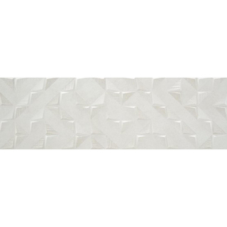 Colorker Bloom Carreau décoratif 32x100cm 10.4mm rectifié éclat blanc Moon