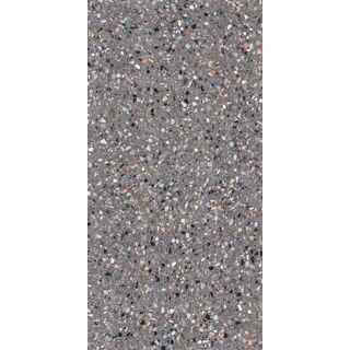 EnergieKer Medley - Carrelage Terrazzo et mural - 60x120cm - rectifié - Anthracite mat