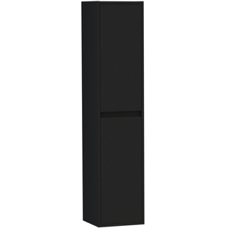 Saniclass Nexxt Badkamerkast - 160x35x35cm - 2 greep - loze links/rechtsdraaiende deuren - MDF - mat zwart