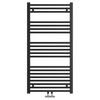 Sanivesk Lima Paneelradiator - 119x60cm - 580watt - 6-punt - zwart