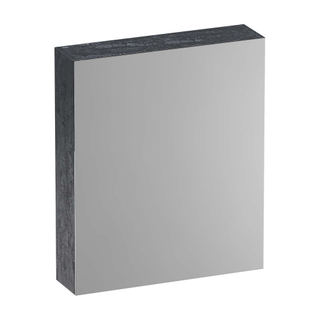 BRAUER Dual spiegelkast 60x70x15cm met 1 linksdraaiende spiegeldeur MFC Metal