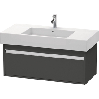 Duravit Ketho Meuble sous-lavabo avec 1 tiroir 100x45.5x41cm pour Vero 032910 graphite