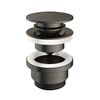 Hotbath Mate clickplug met schroef rond verouderd ijzer