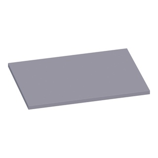 BRAUER Ocean Slim topblad - 60x46x2cm - mat grijs