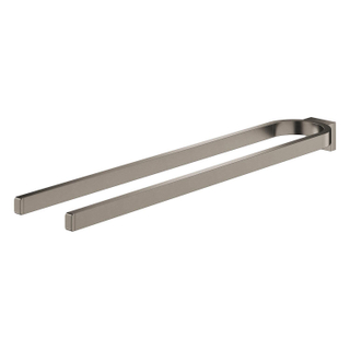 GROHE Selection Handdoekhouder - 36cm - dubbel - niet draaibaar - brushed hard graphite