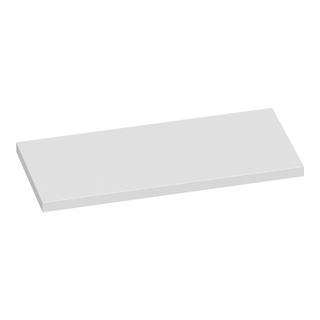 Saniclass MDF - Wastafelblad - 100x46x4cm - zonder kraangat - MDF - hoogglans wit