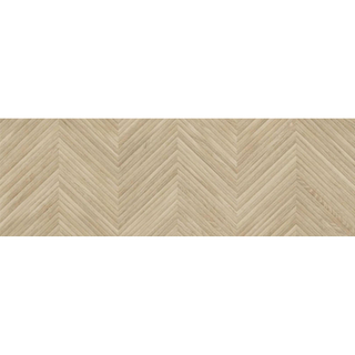 ÉCHANTILLON Baldocer Cerámica Larchwood Zig Alder carrelage mural rectifié Mat Beige