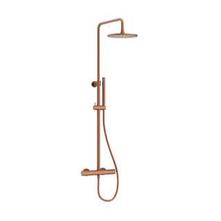 Douche centrale multifonctionnelle Crosswater en bronze brossé