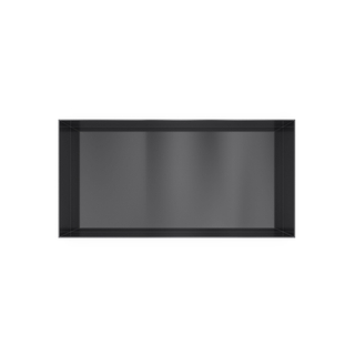 Hotbath &MORE Inbouwbox of inbouwnis - 30x60x10 - frameless - Geborsteld zwart PVD