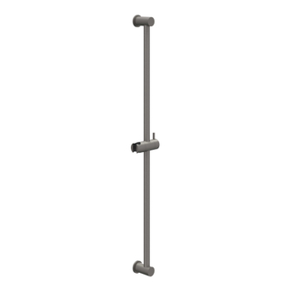 IVY Glissière - 80cm - incluant support - Métal brossé noir PVD