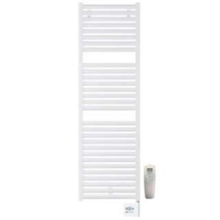 DRL E-COMFORT Claudia Remote Elektrische Badkamerradiator - 141.1x50cm - 900watt - met afstandbediening - wit