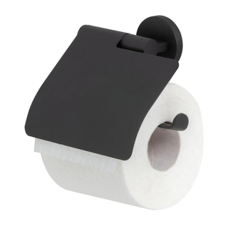 Porte-rouleau de toilette Tiger Noon - avec couvercle - chrome