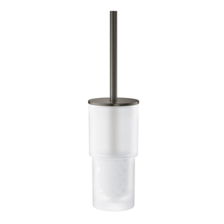 GROHE Atrio Toiletborstelhouder - wandmontage - rond - gesloten - brushed hard graphite