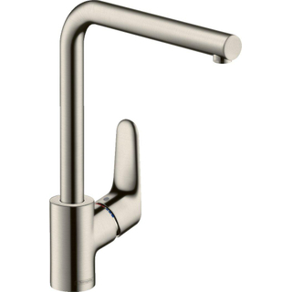 Hansgrohe Focus Mitigeur de cuisine avec bec droit haut aspect inox