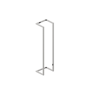 Saniclass Dual Handdoekrek - 95x25x20cm - chroom - licht beschadigd - OUTLETSTORE
