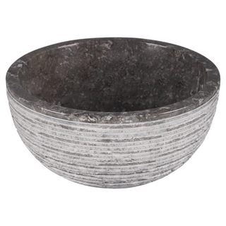 Differnz ALTO Vasque à poser - 38cm - poli pierre naturelle - gris