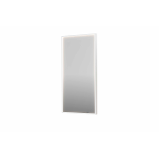 INK SP19 miroir - 50x4x100cm rectangulaire dans cadre en acier incl dir LED - chauffage - changement de couleur - dimmable et interrupteur - blanc mat