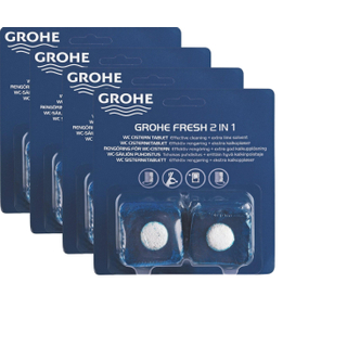 Grohe Fresh Pastilles toilettes - 4 pack avantageux - 8 pièces